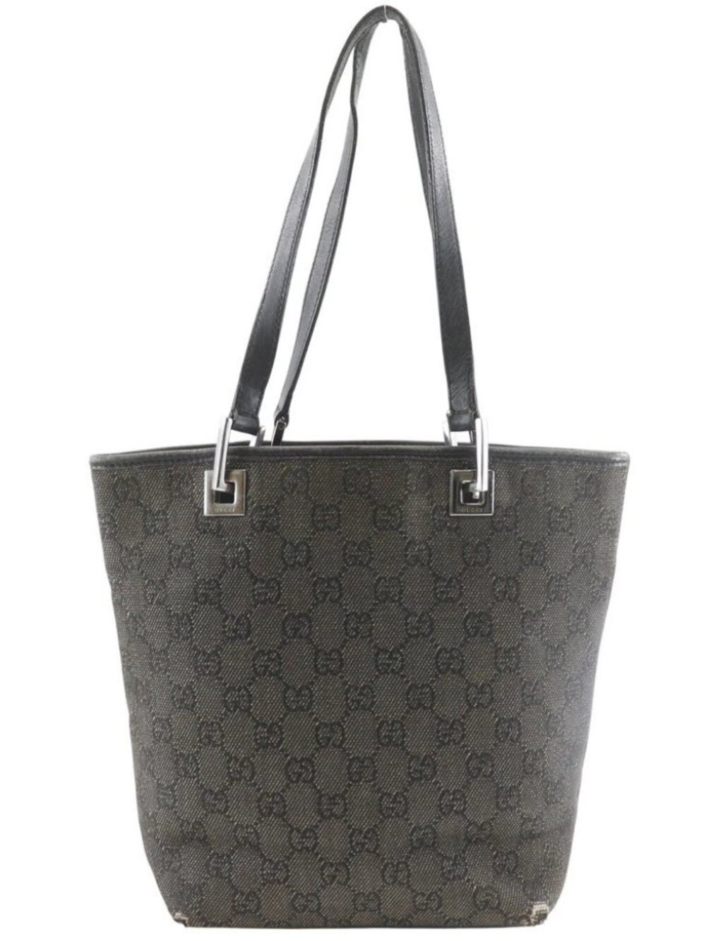 GUCCI GG denim Tote Bag 31244 black denim Women